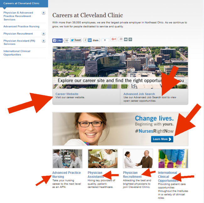 Cleveland Clinic Application - Screenshot 1