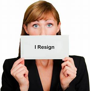 I resign